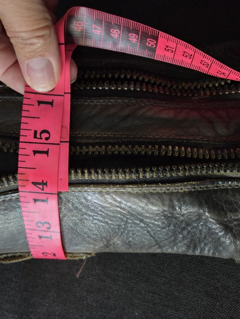 Brown Leather Motorcycle Boots with Side Zippers - Picture 9 of 10